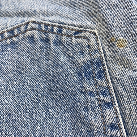 VINTAGE 955 ORIGINALS Light Wash High Waist Cutoff Shorts Hot Pants Booty 7 24 - Picture 8 of 9